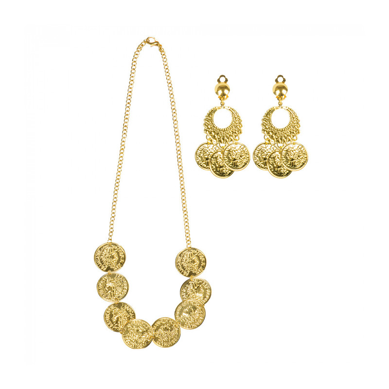 Cigánsky náhrdelník a náušnice